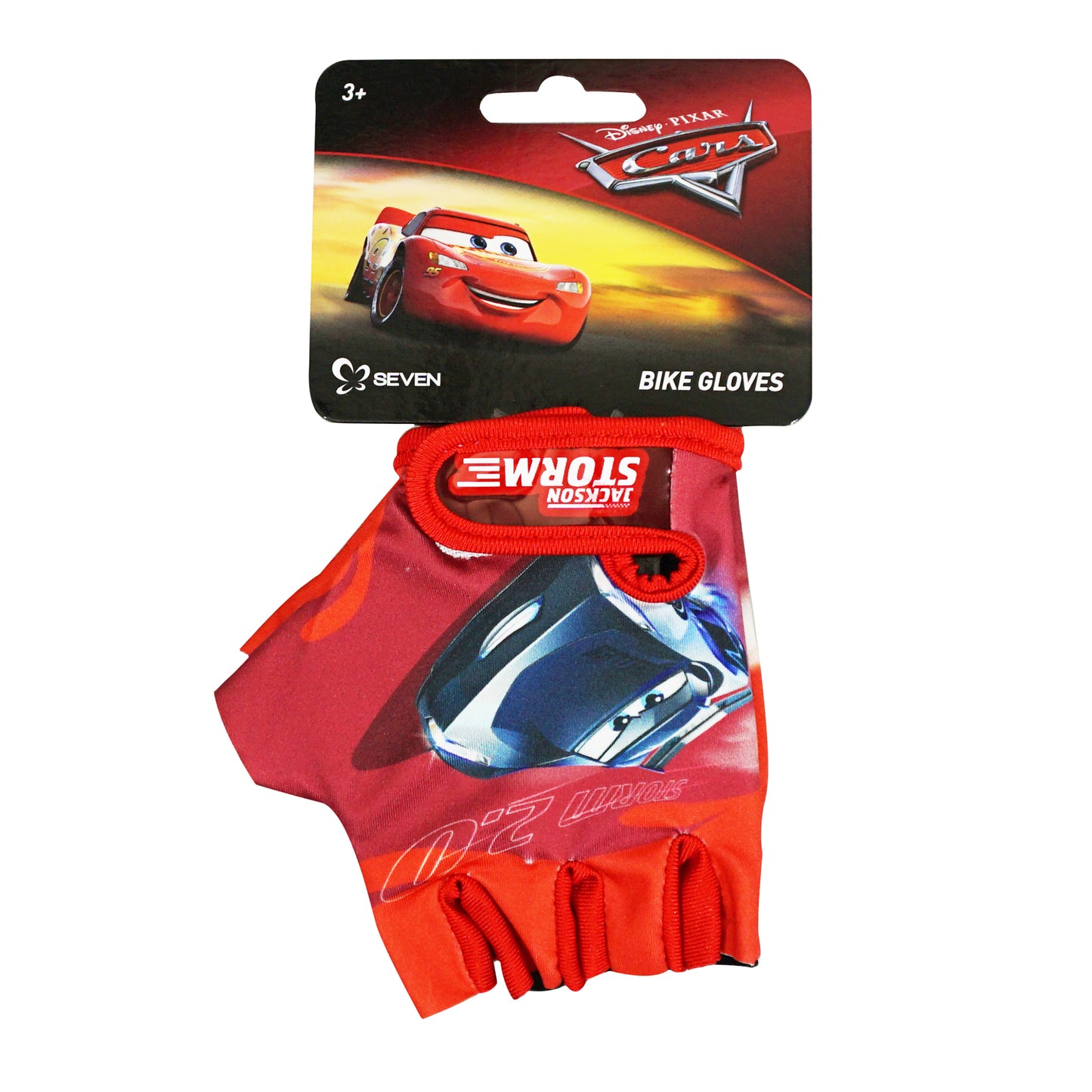 Gants vélo enfant Disney Cars rouge