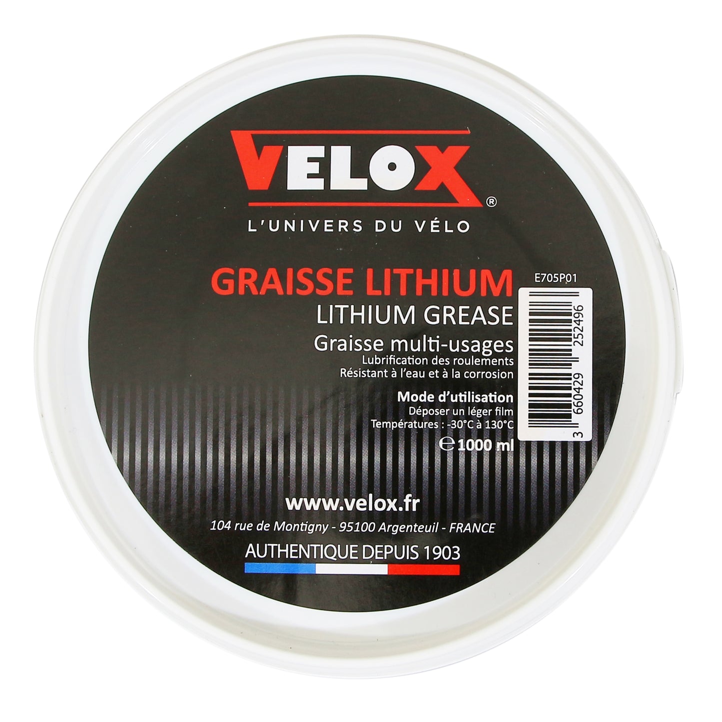 Velox Grea'X Lithium Bicycle Grease (1kg pot)