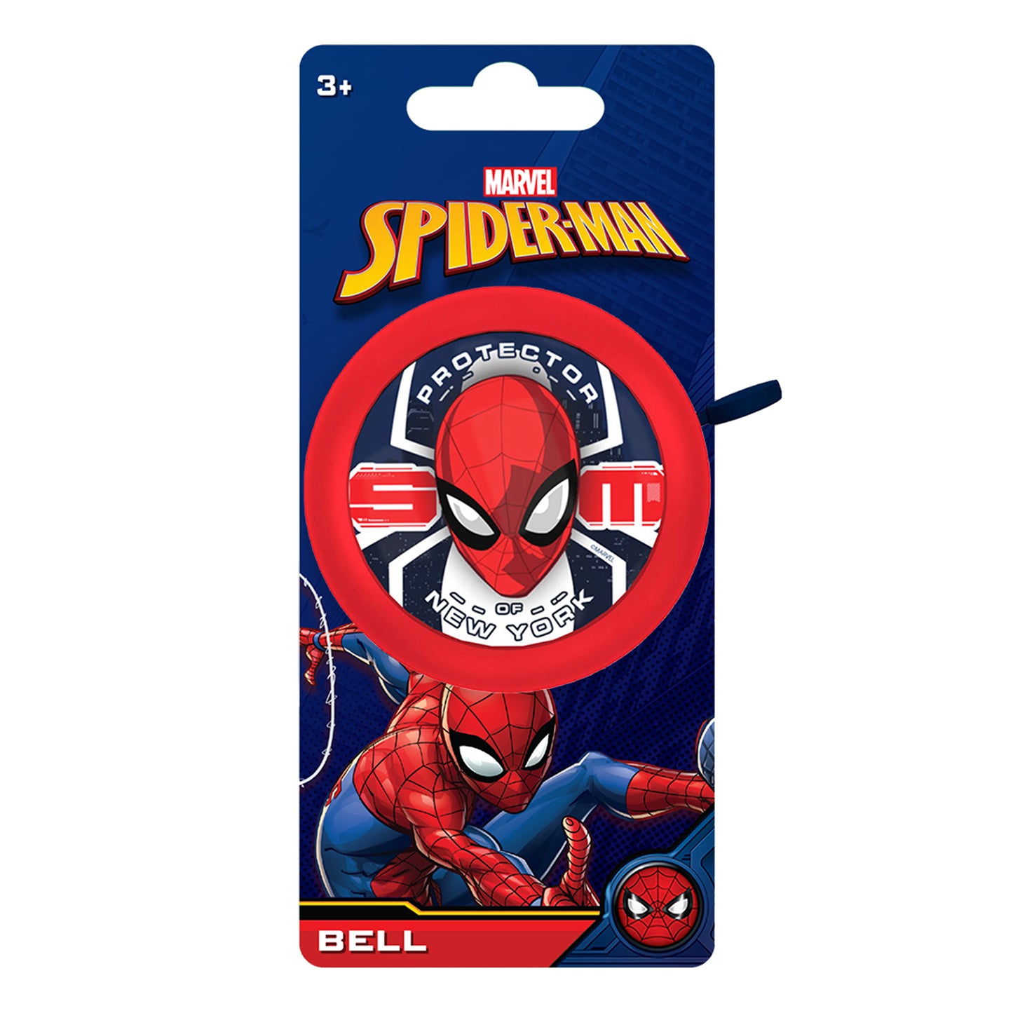 Disney Spiderman Red Children's Bell