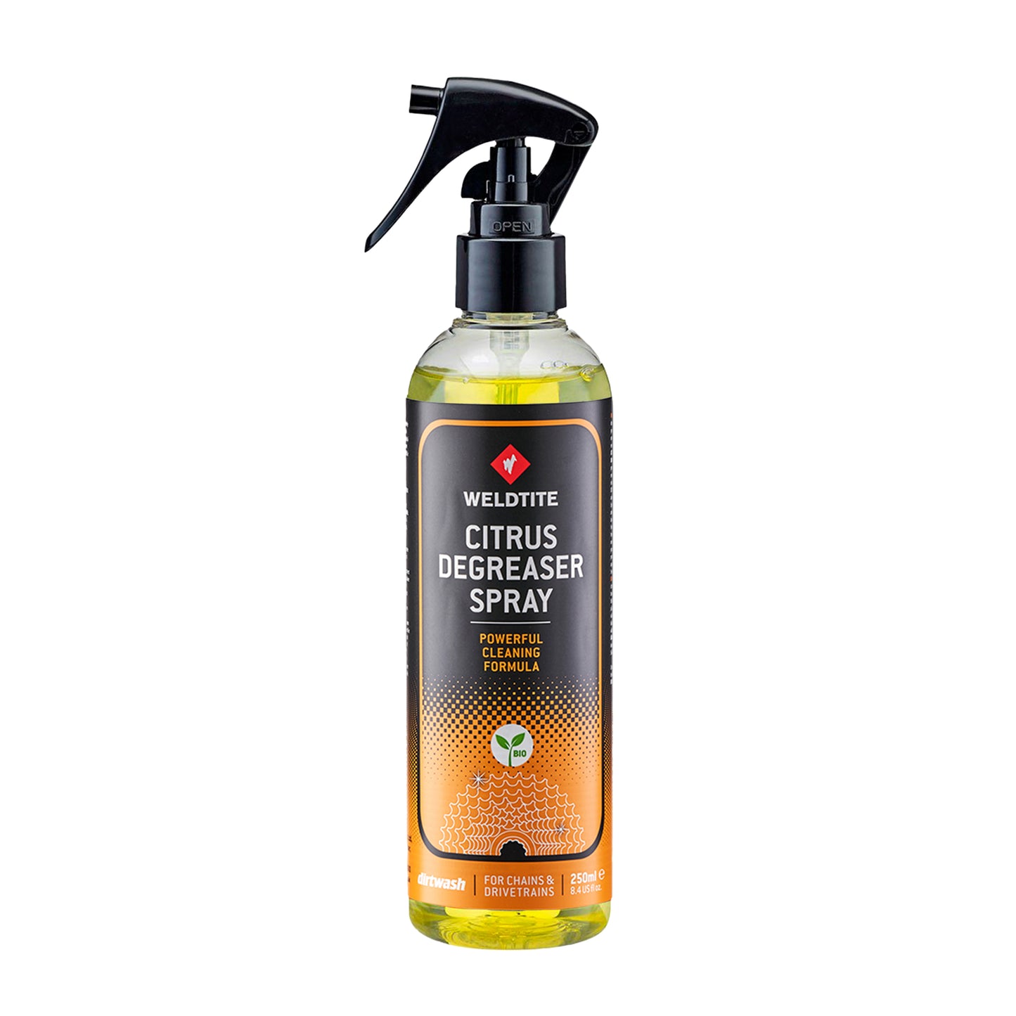 Dégraissant Weldtite dirtwash citrus pour transmission (spray 250 ml)