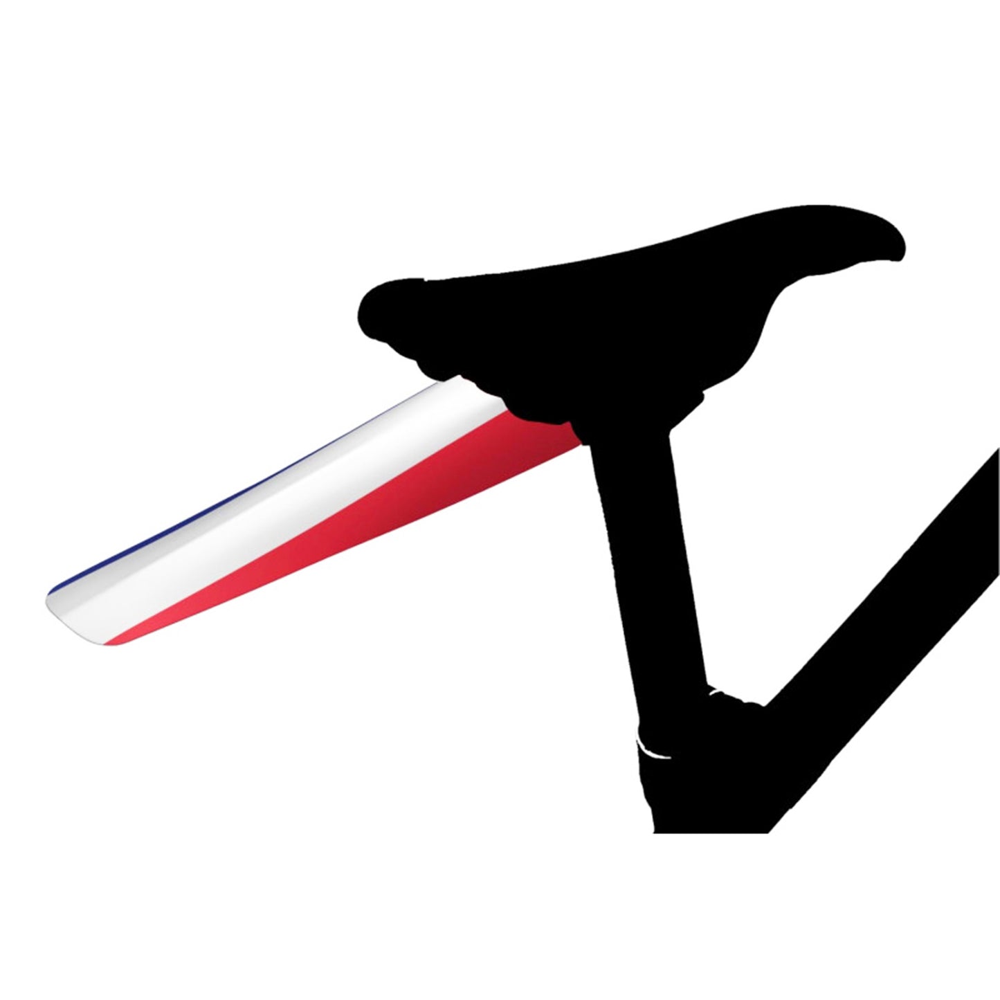 Velox Colori France Clip-on Saddle Rear Mudguard (unit)