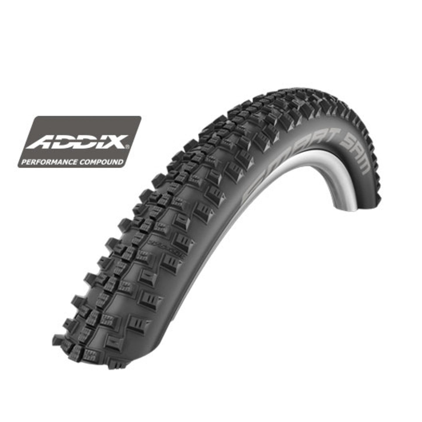 Pneu VTC Cross 700 X 40 (28-29 x 1,60) Schwalbe Smart Sam Addix Performance Noir TR (42-622)