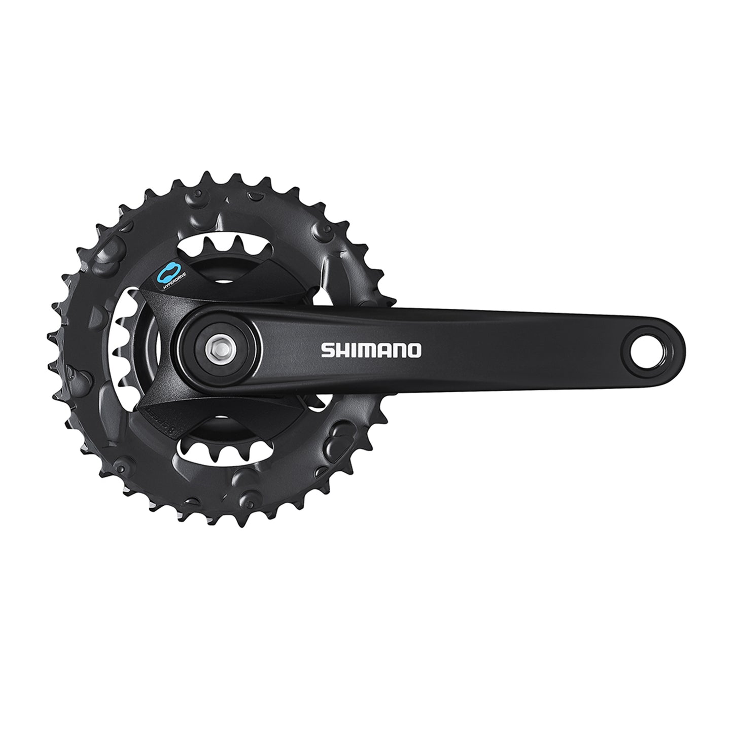 Pédalier VTT Shimano MT315 noir 175 36x22 boîtier 123