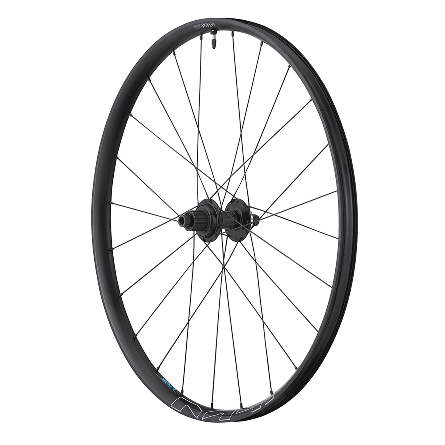 Roue VTT disque 29" Shimano MT620 Boost tubeless centerlock arrière noir
