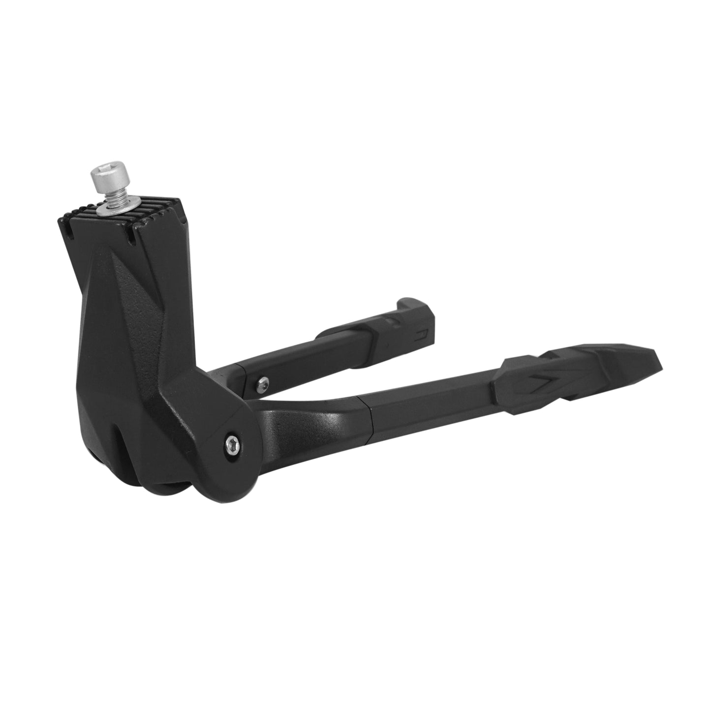 Newton VTC-29" double center kickstand, black aluminum, maximum weight 60 kg / stable stand for e-bikes