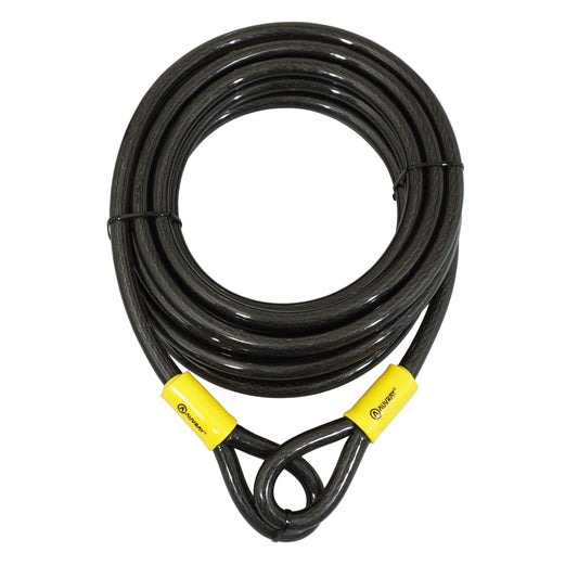 Antivol vélo câble à bouclé Auvray magasin renforce diam 15 mm - l 9 m