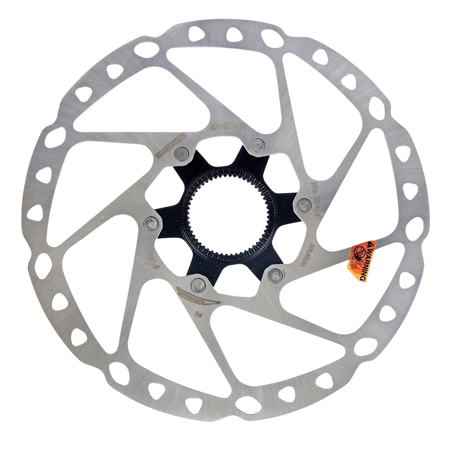 Disque de frein VTT Centerlock Shimano 180mm Deore-SLX RT64 avec contre écrou