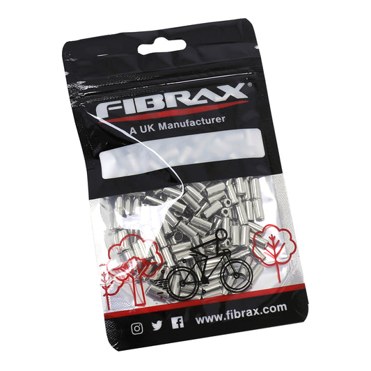 Embout de gaine dérailleur 4 mm - long 10 mm métal (sachet de 200) -Fibrax-