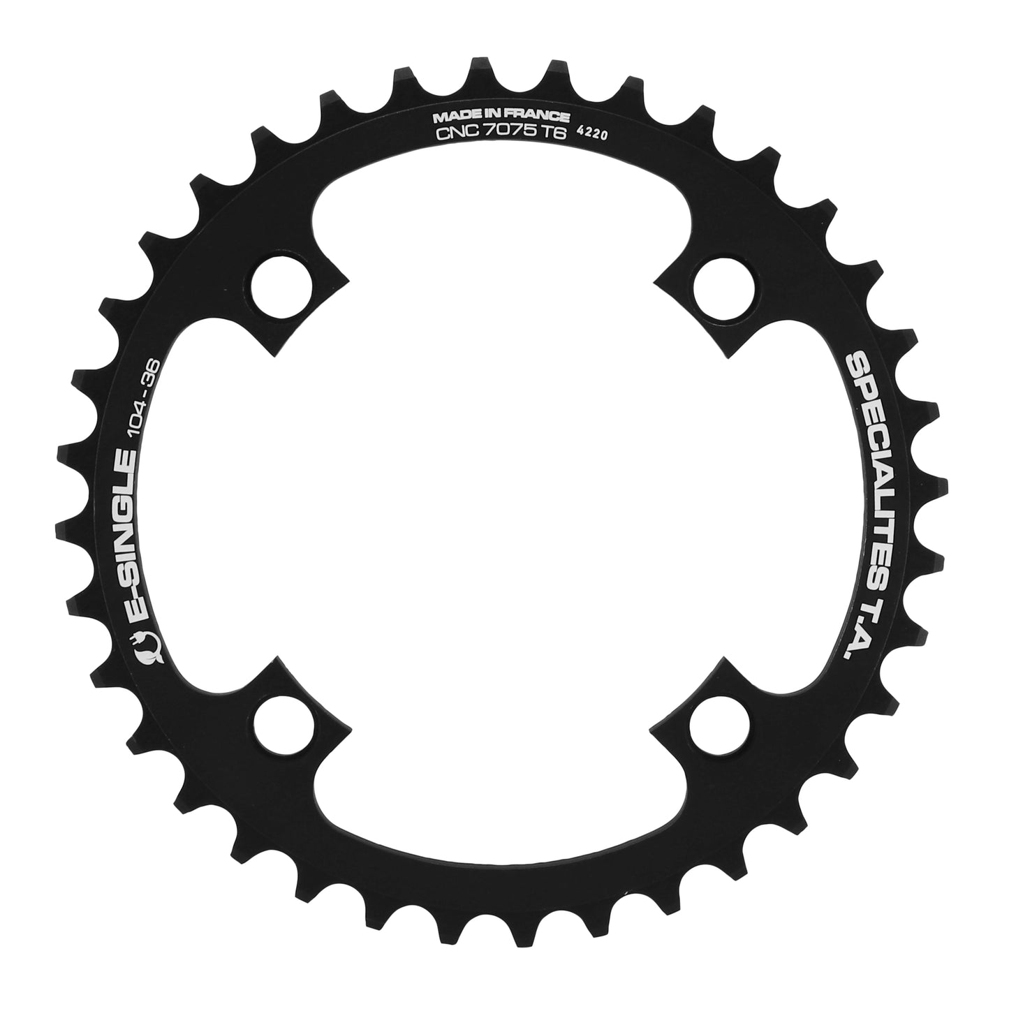 Plateau VAE TA E-Single 4 bras D104 pour Bosch Brose Yamaha 36D