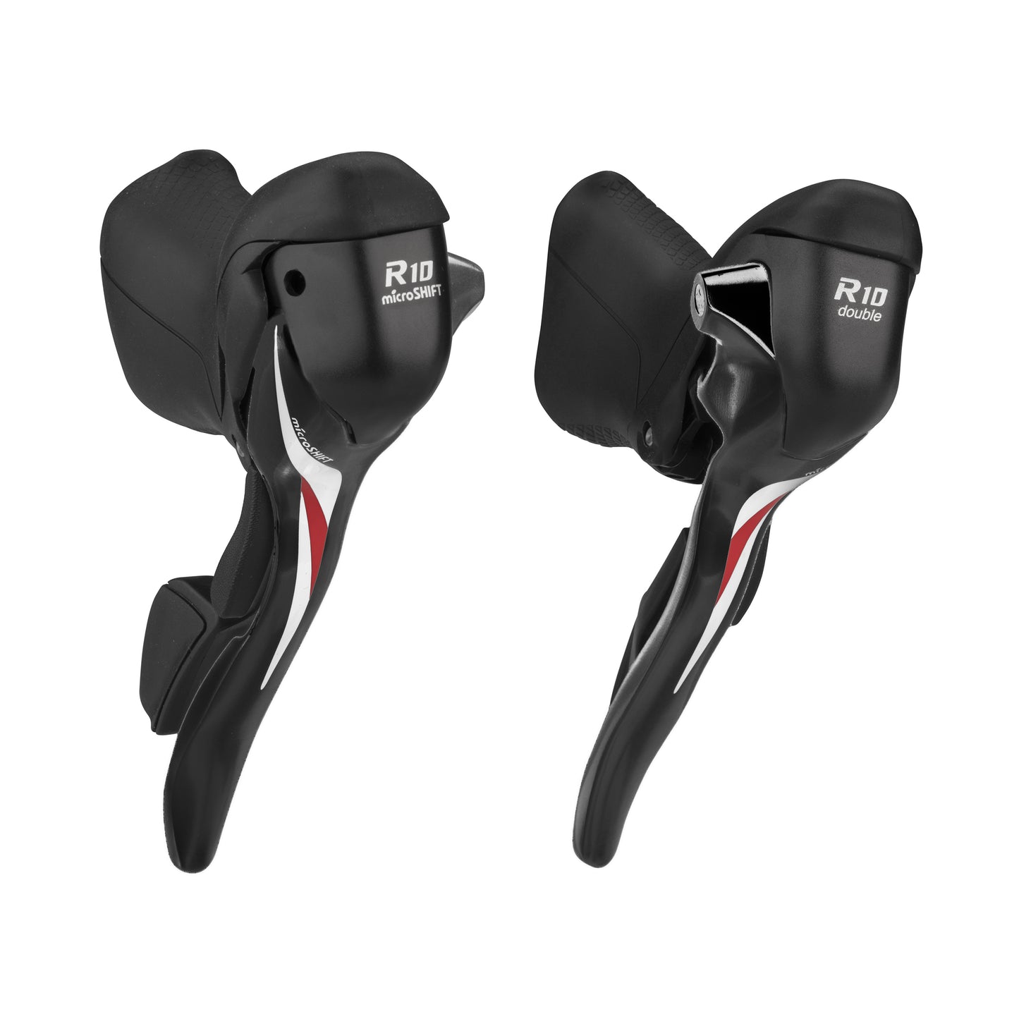 Microshift 10-speed double road brake/shift levers - black
