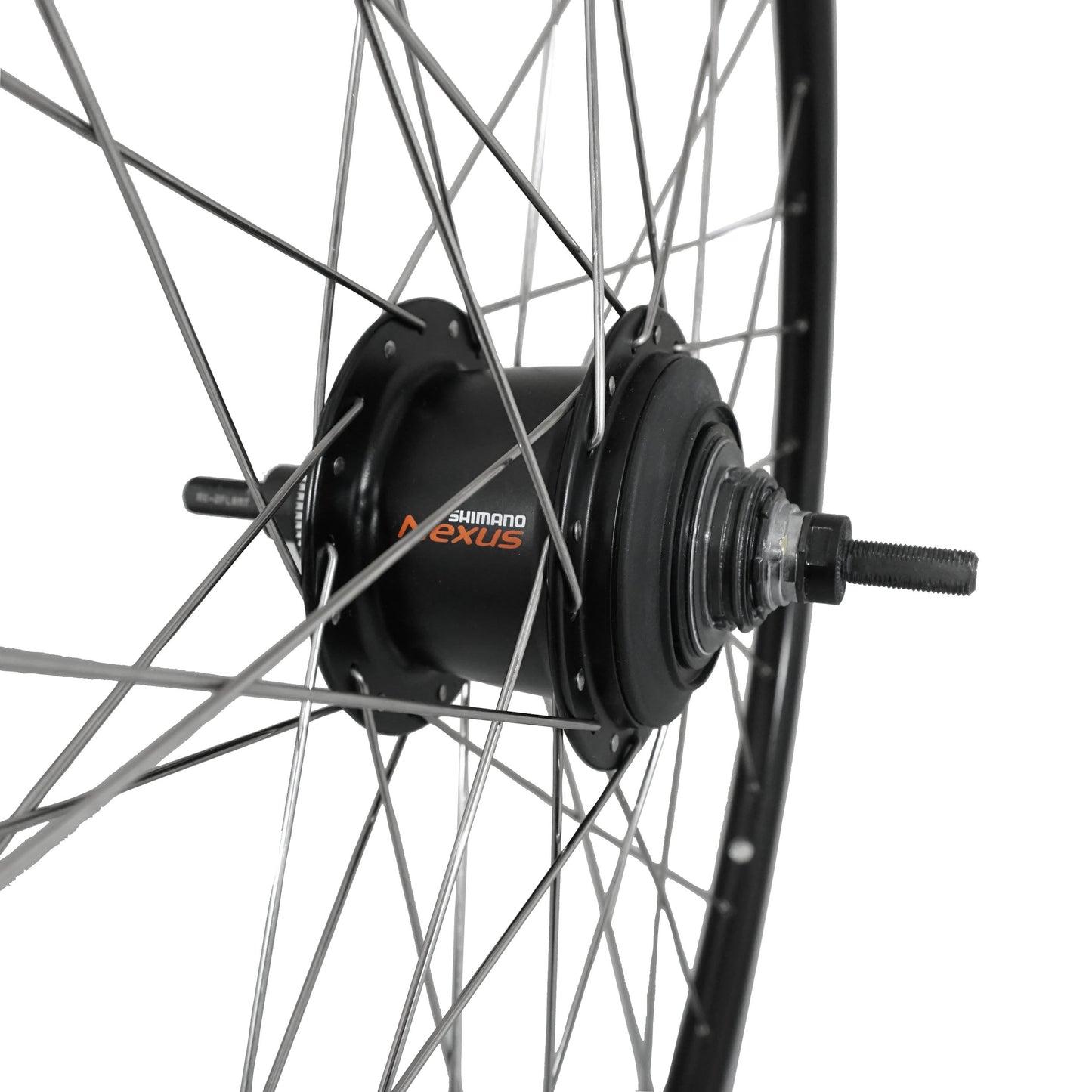 PCP VTC 700x35 ER20 rear wheel, black, double wall, Nexus 7-speed hub, disc