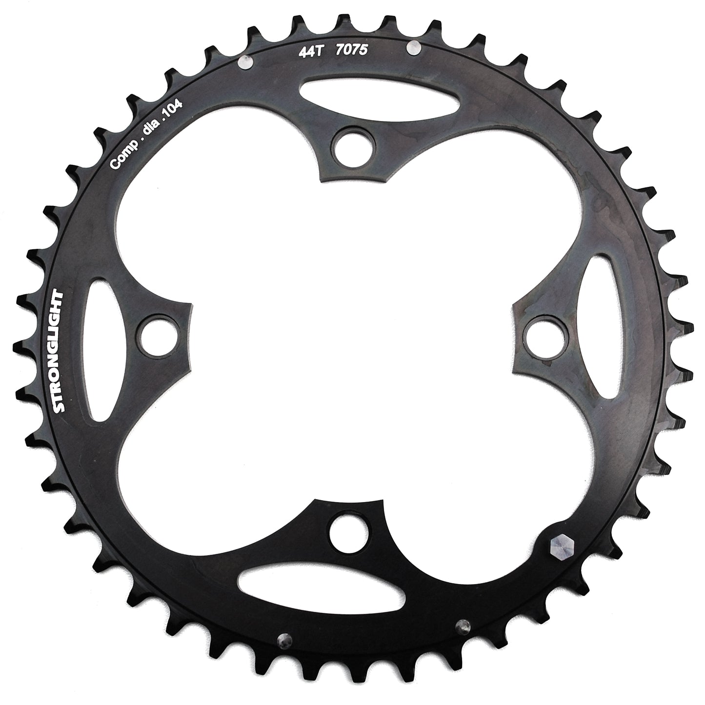 Plateau VTT 4 bras Stronglight D104 triple ext 44D ép4mm