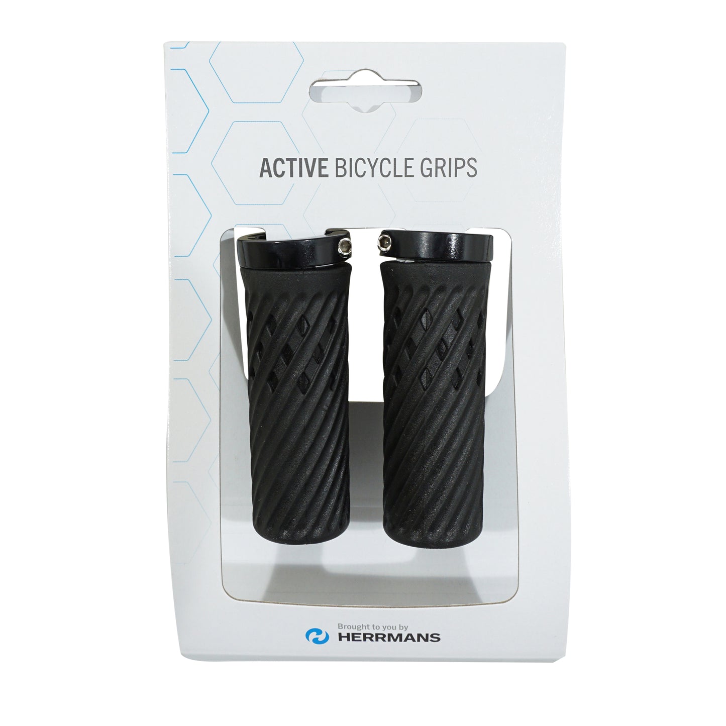 Herrmans Luna Lock MTB grips black 90mm collar