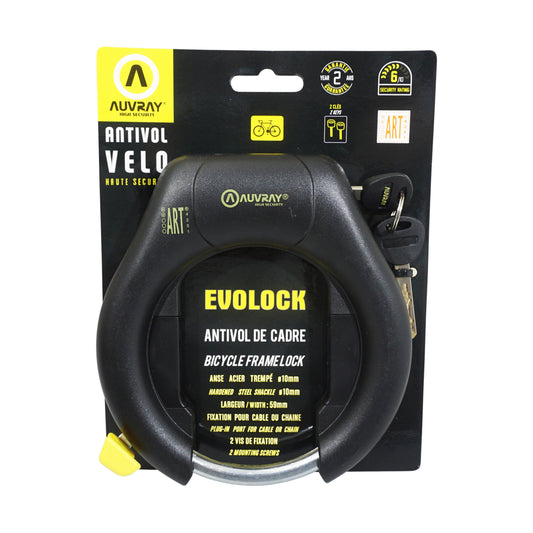 Auvray Evolock D-Lock Black Security Level 6/10