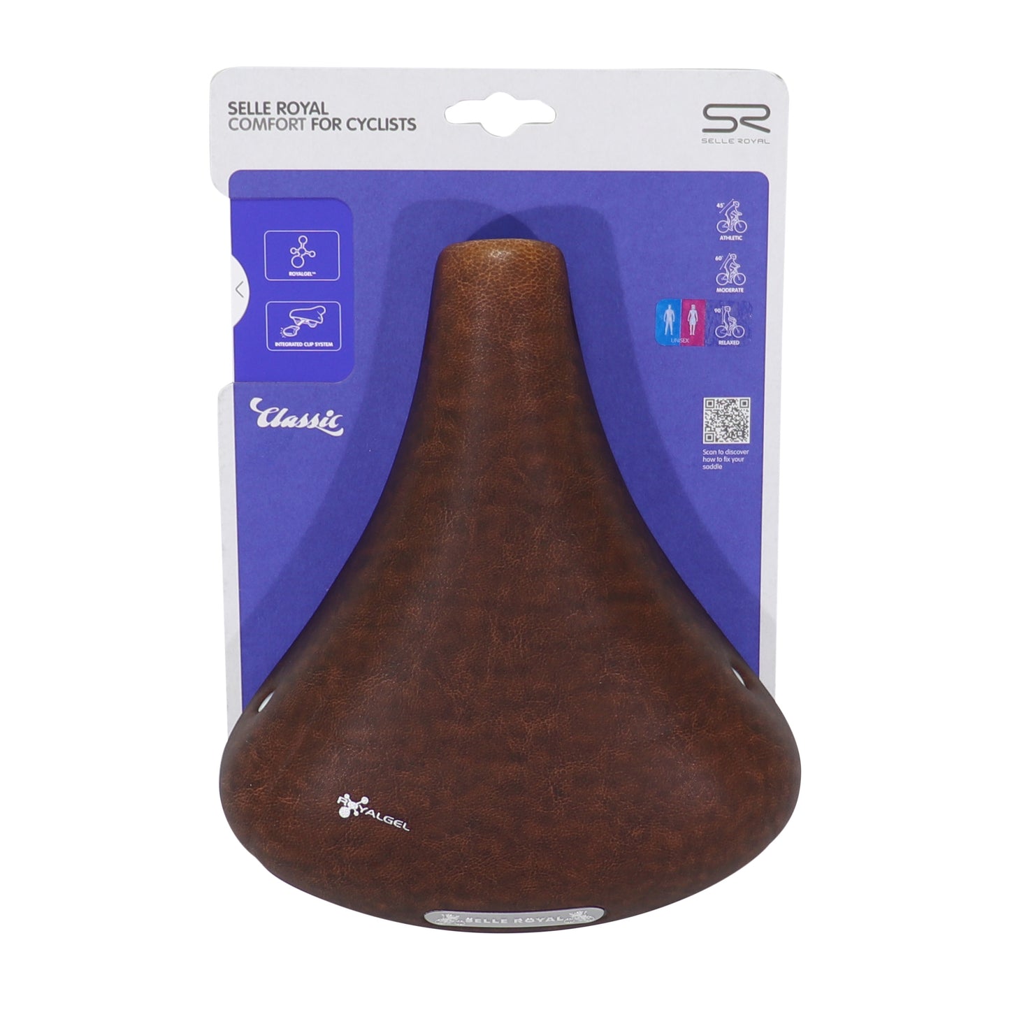 Selle Royal City Ondina vintage gel marron 253x214