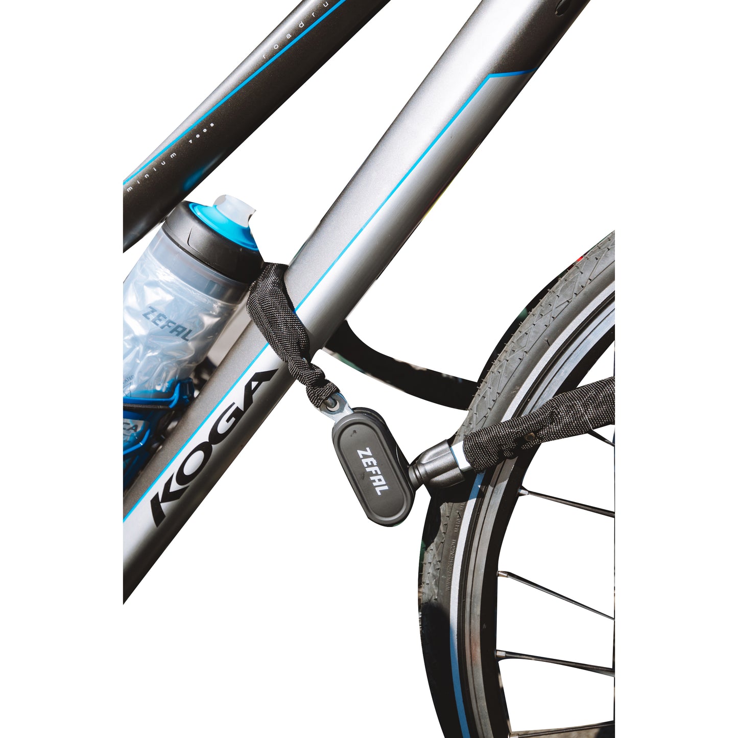 Antivol vélo chaîne à clé Zefal K-traz m8 diam 6 mm noir