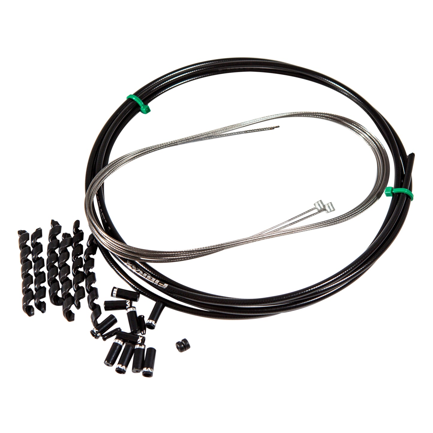 Transmission Fibrax pour tige de selle suspension câble inox et gaine anti-compression