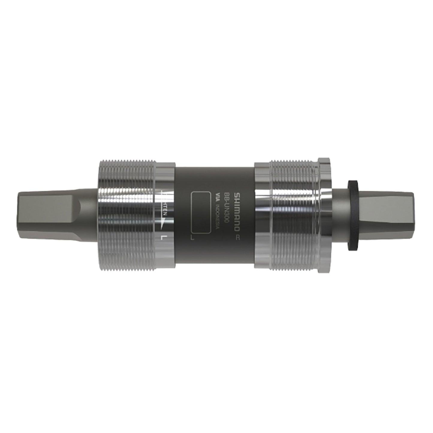 Boîtier pédalier Shimano carré un300 123mm filetage anglais - bsc - 1,37x24 (boîte de 73mm)