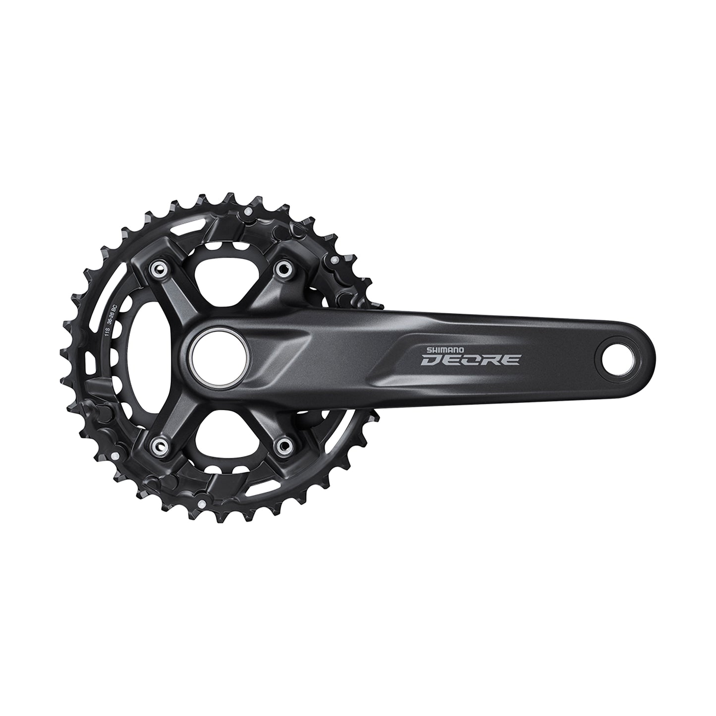 Shimano Deore M5100 Mountain Bike Crankset Black 170 36x26 Integrated Boost