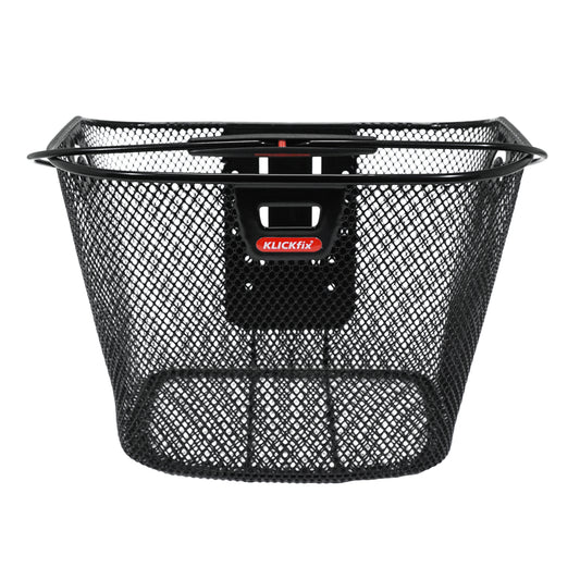 Klickfix 16L steel front basket with light mount