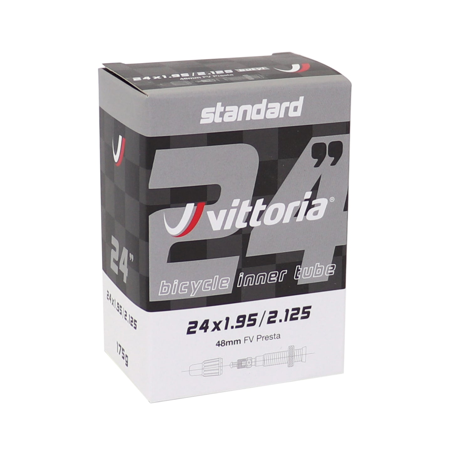Chambre à air vélo 24 x 1.90-2.125 Vittoria valve presta