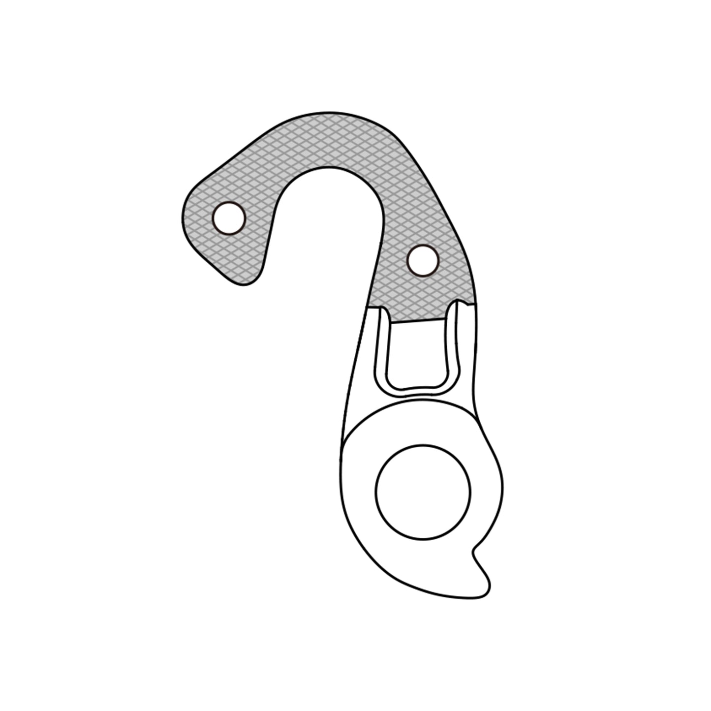 Marwi aluminum derailleur hanger for Cube GH-264