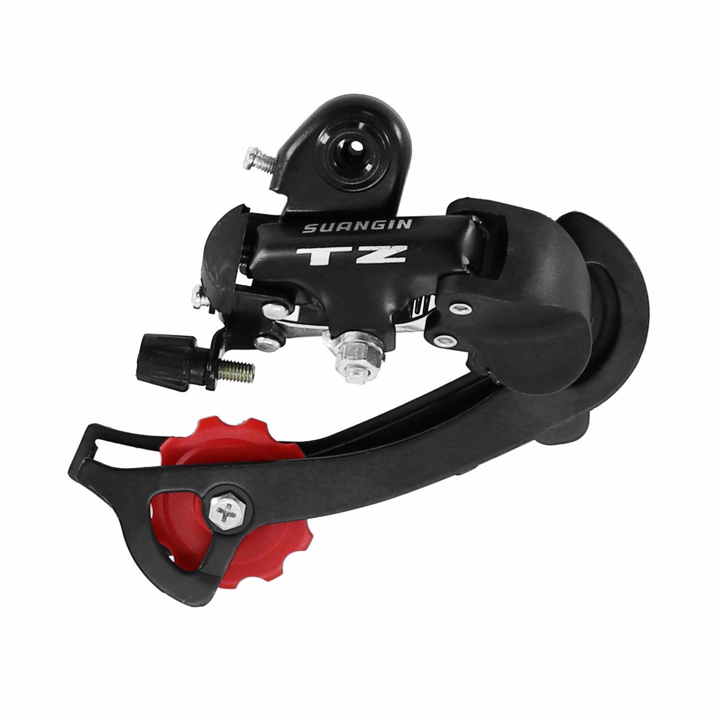 Dérailleur VTT arrière PCP 8-7v. tz chape longue noir à visser sur carte