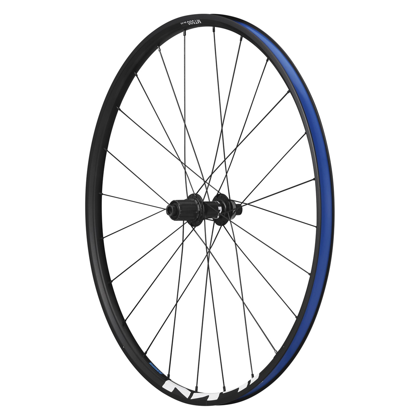Roue VTT disque 27.5" Shimano MT500 Boost centerlock arrière noir