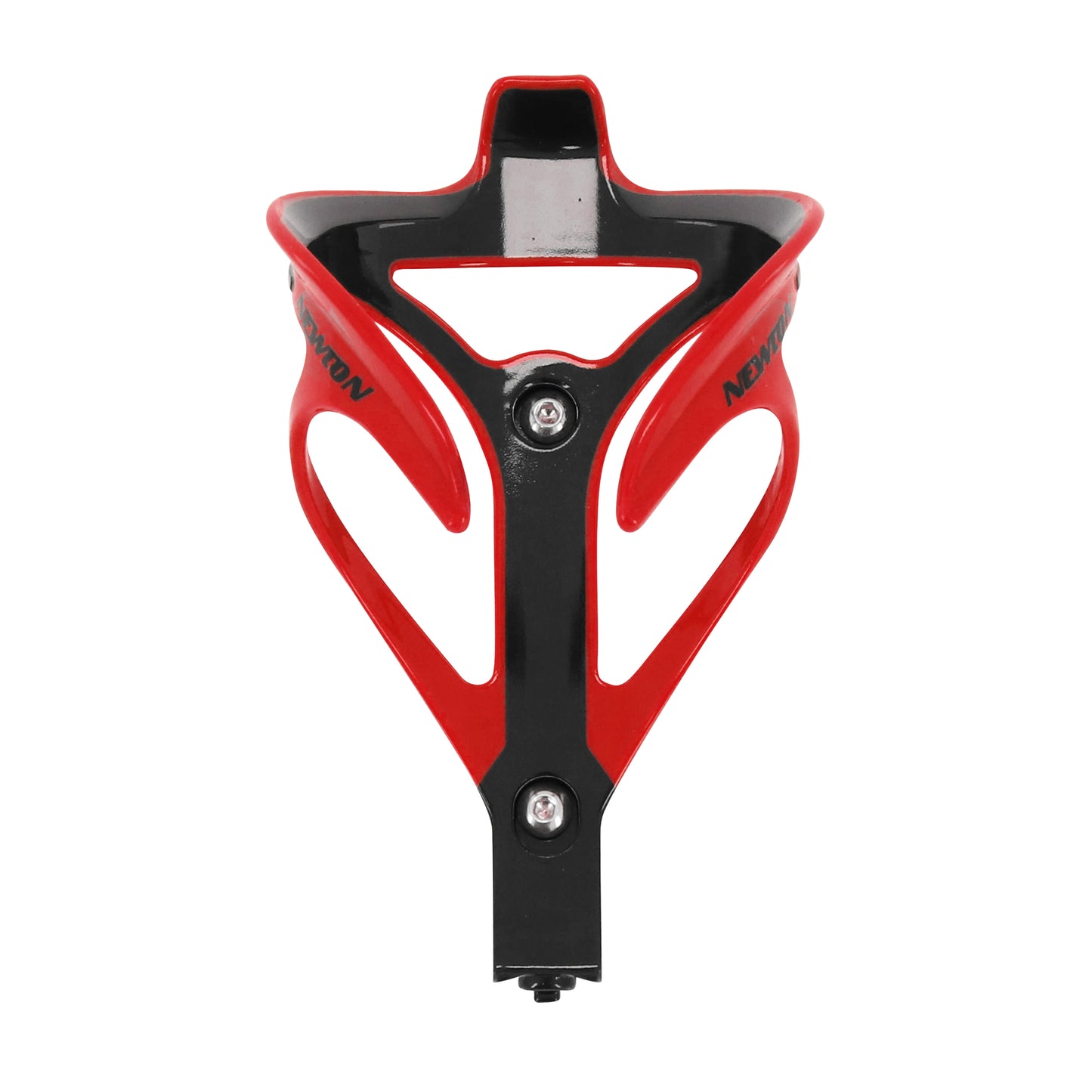 Newton N6 composite bottle cage red black