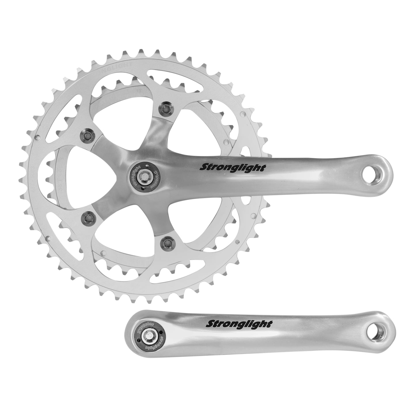 Pédalier route Stronglight Impact argent 170 48x38 axe 107