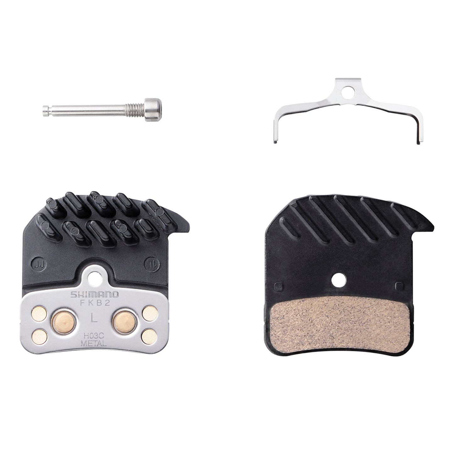 Plaquettes frein VTT Shimano H03C Ice-Tech métal pour Saint Zee