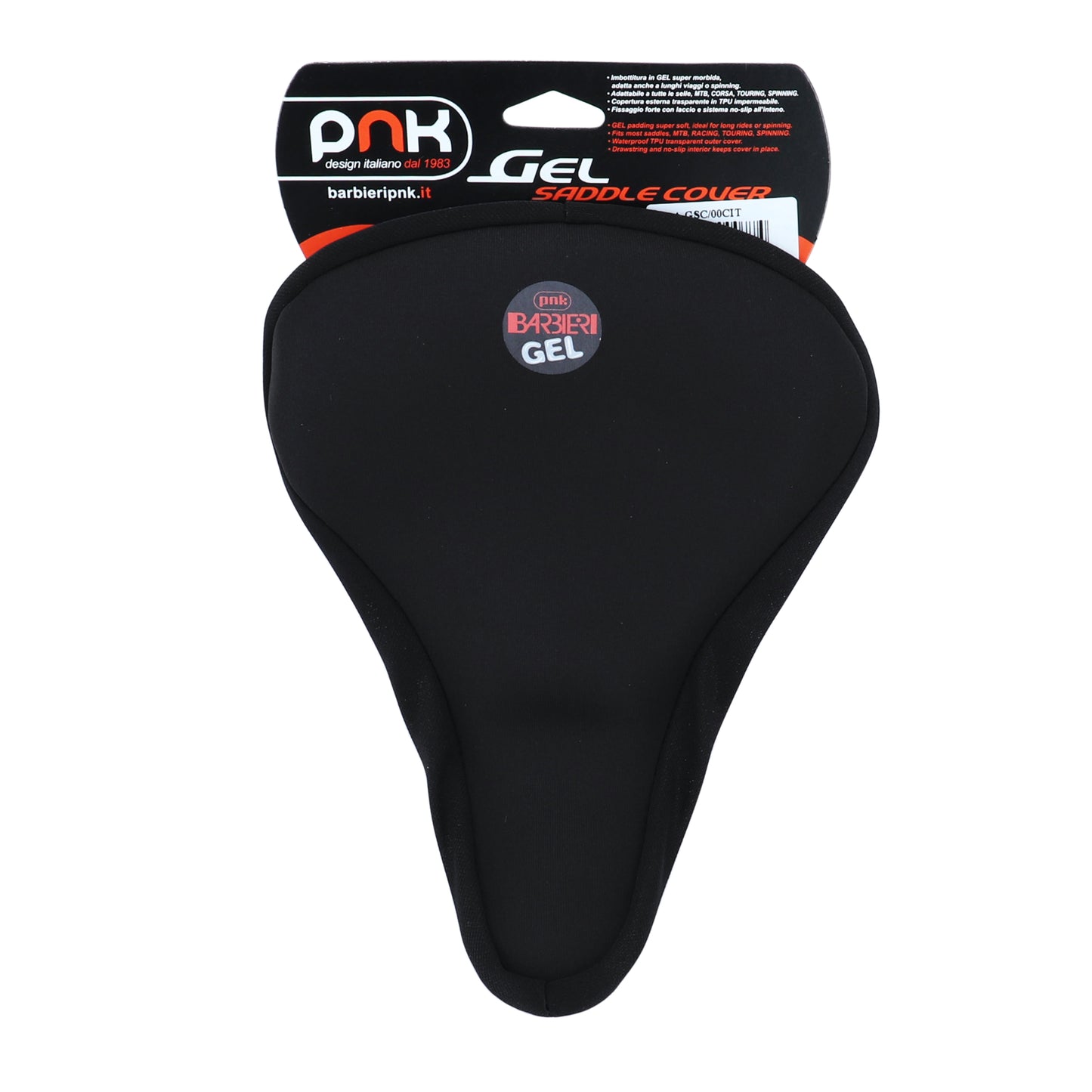 Couvre-selle PCP gel mémoire de forme noir 250x235