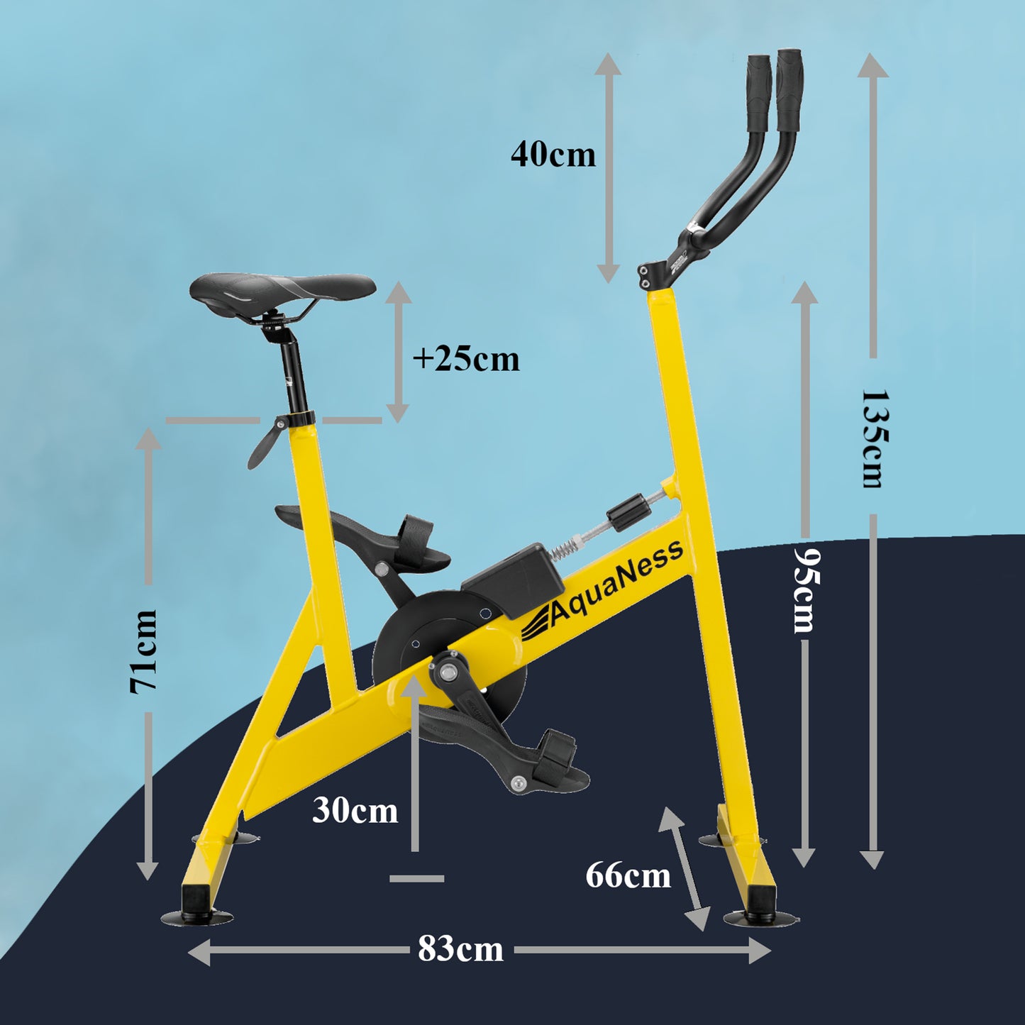 Vélo aquaness piscine v2 RMS