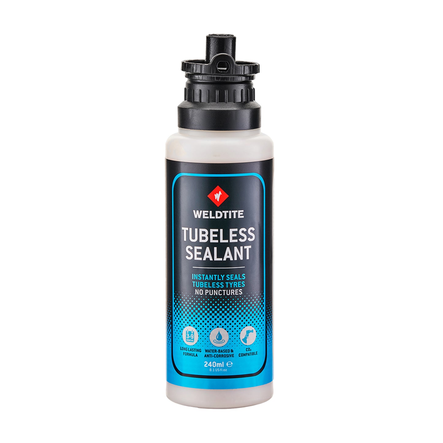 Complete Weldtite wood tubeless POS display (4x 1l tubeless sealant / 8x 240ml tubeless sealant / 12x 2 tubeless valve kits / 7x MTB tubeless rim tape / 4x road tubeless rim tape)
