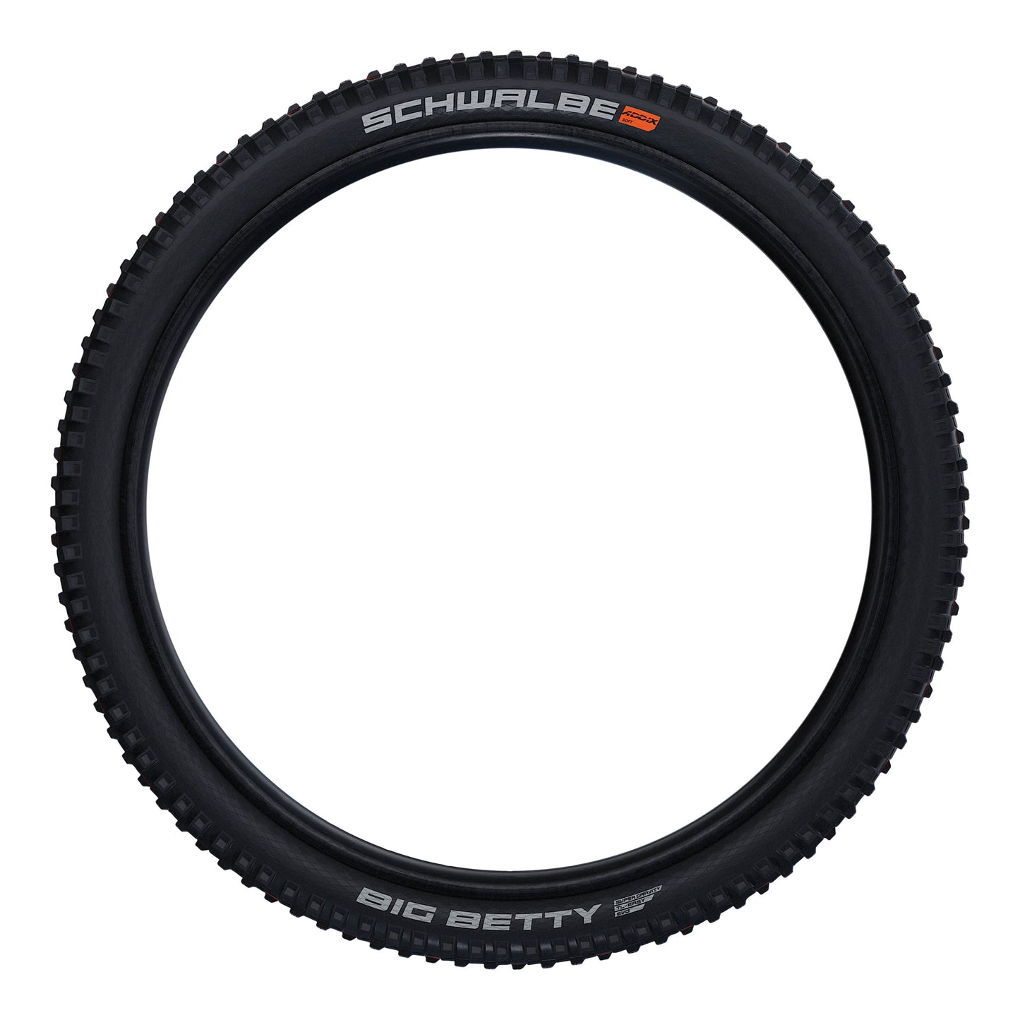 Pneu VTT Gravity - VAE 27.5 X 2.40 Schwalbe Big Betty Addix BikeparkEnduro Noir TR (62-584) (650B) Homologué VAE e50