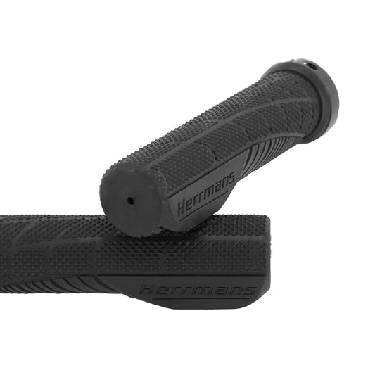 Herrmans Shark Lock City grips ergonomic black 130mm clamp