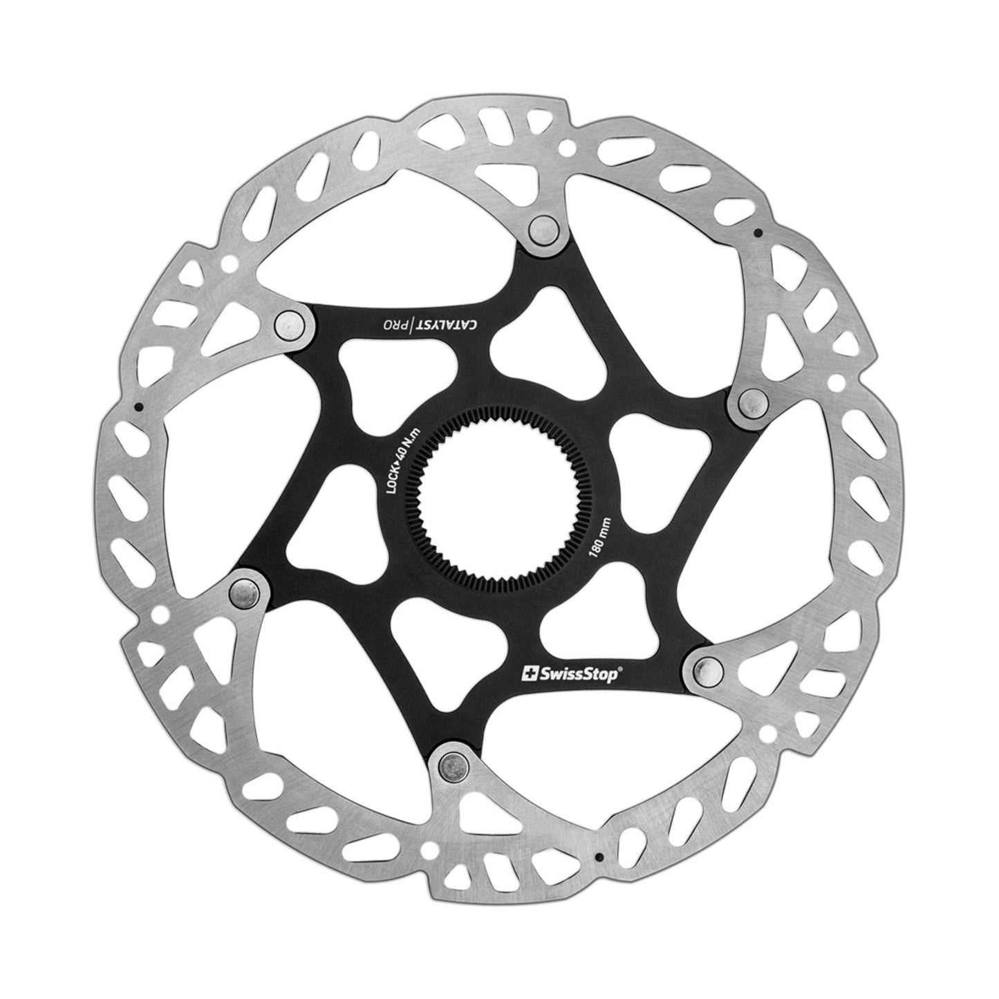 SwissStop Catalyst Pro 180mm Centerlock MTB Brake Disc Shimano SLX - XT level