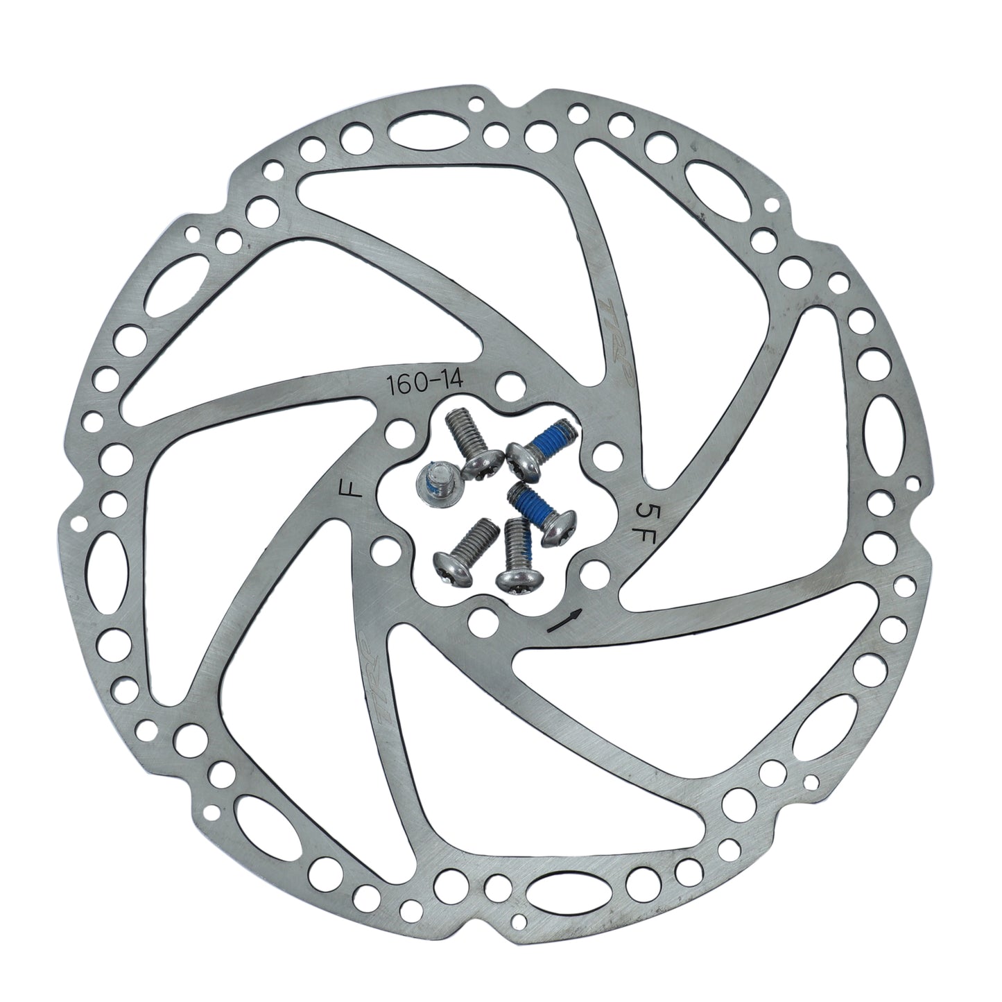Disque de frein VTT 6 trous Brakco brake 160mm argent PCP