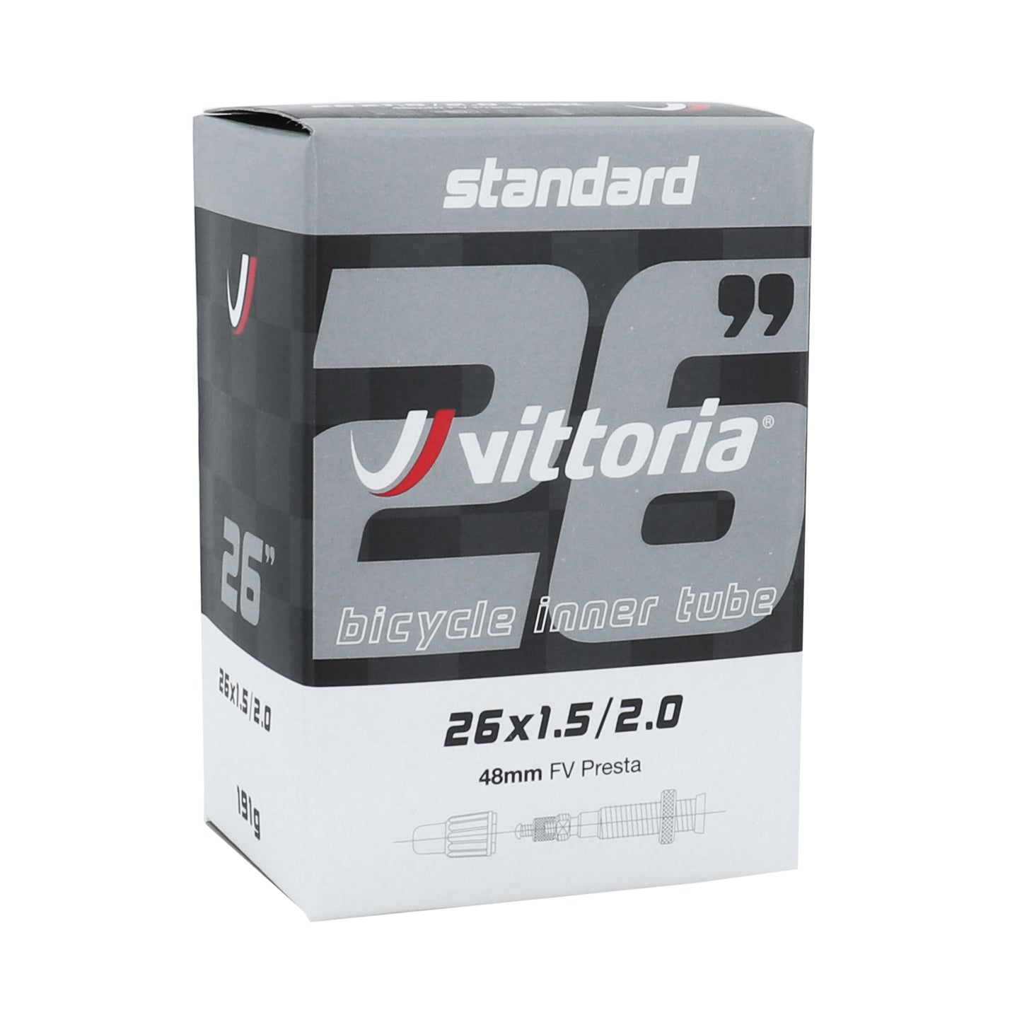 Bicycle inner tube 26 x 1.50-2.00 Vittoria Presta valve