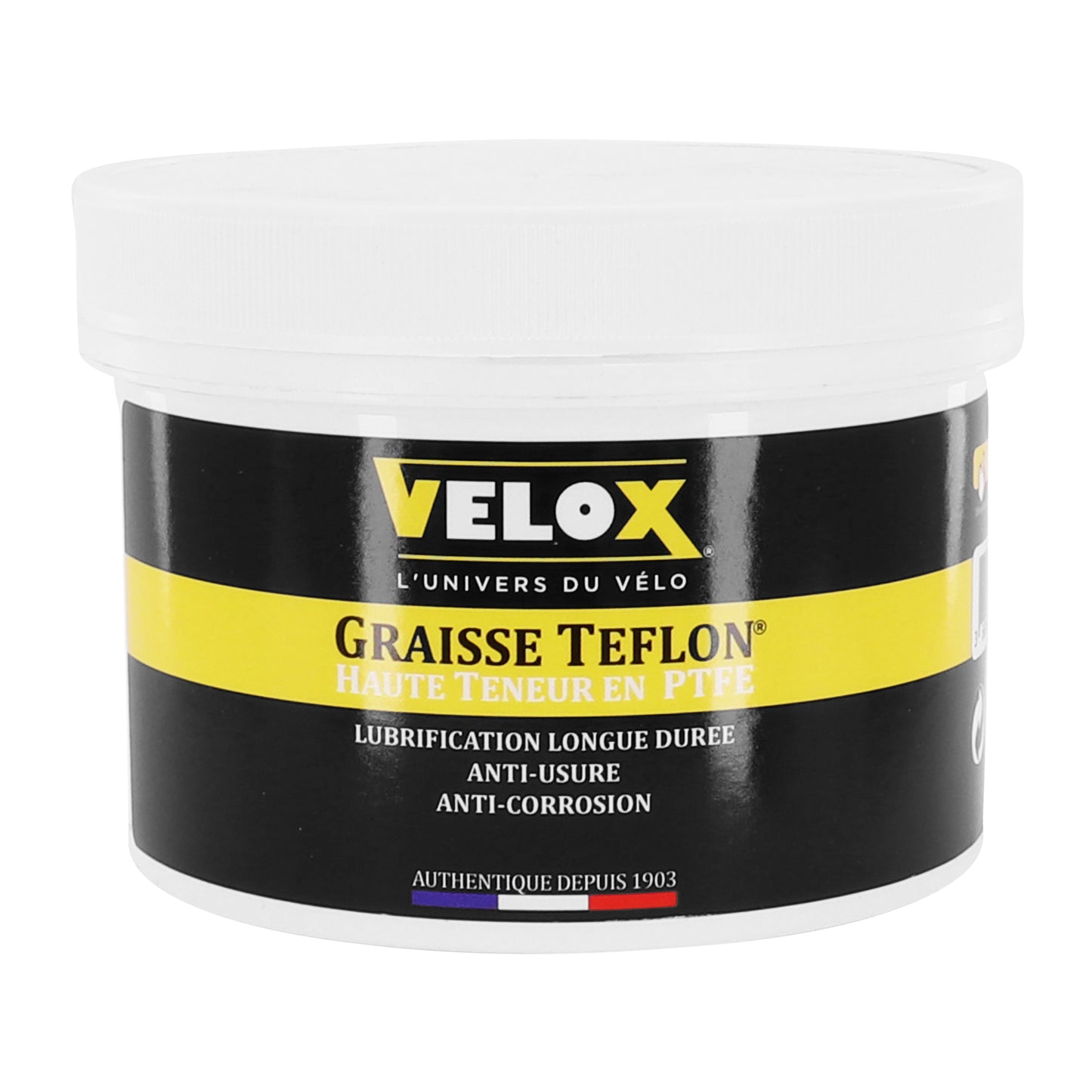 Graisse vélo Velox téflon / PTFE longue durée (pot 350ml)