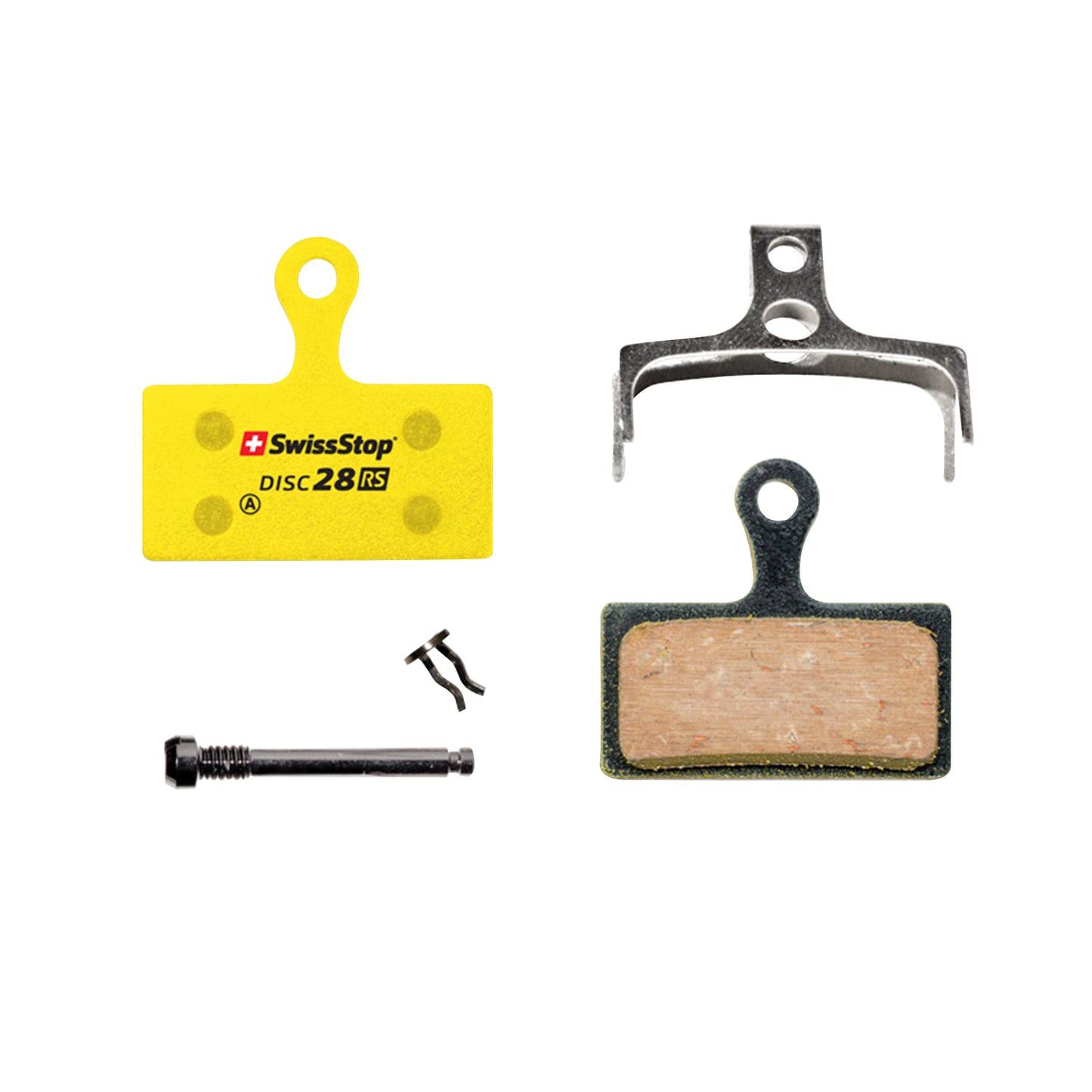 Plaquettes frein VTT SwissStop pour Shimano XT XTR SLX FSA Disc28RS
