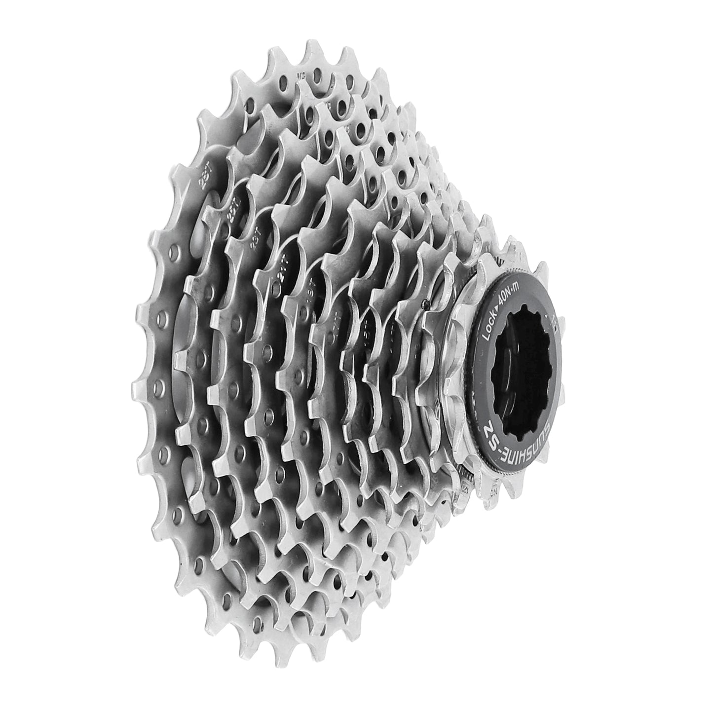 11-speed cassette, 11-28 PCP for Shimano-Sram road silver (11-12-13-14-15-16-17-19-21-24-28)