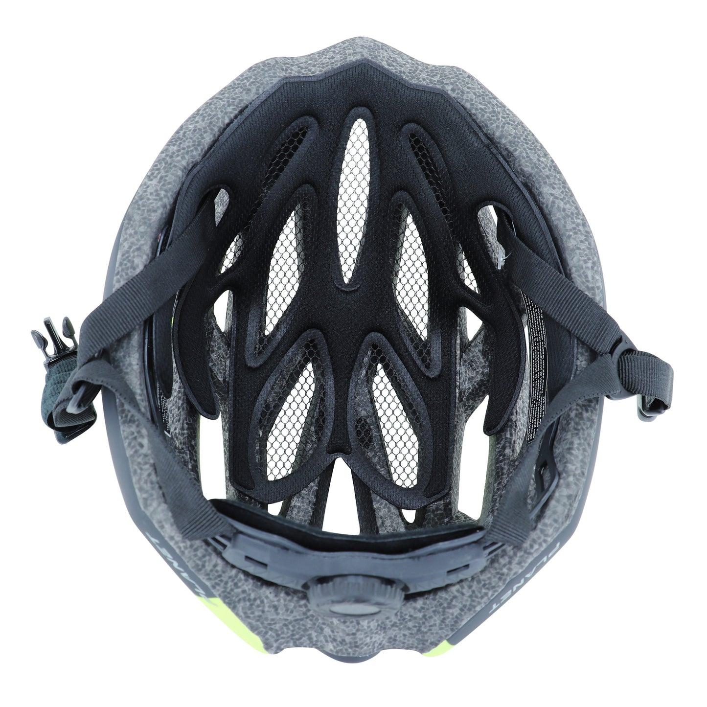 Gist Adult Road Planet Black-Yellow Matte In-Mold Cycling Helmet
