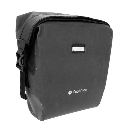 Sacoche avant cintre trottinette / vélo coolride noir 100% waterproof volume 4l