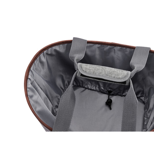 Racktime Agnetha Grey Bike Basket-Bag for Snapit
