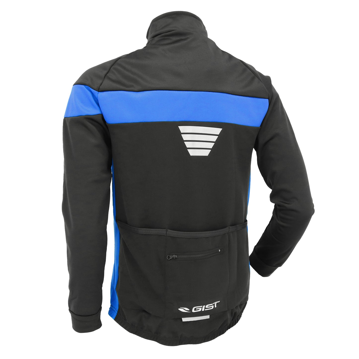 Gist Inside black/blue winter cycling jacket