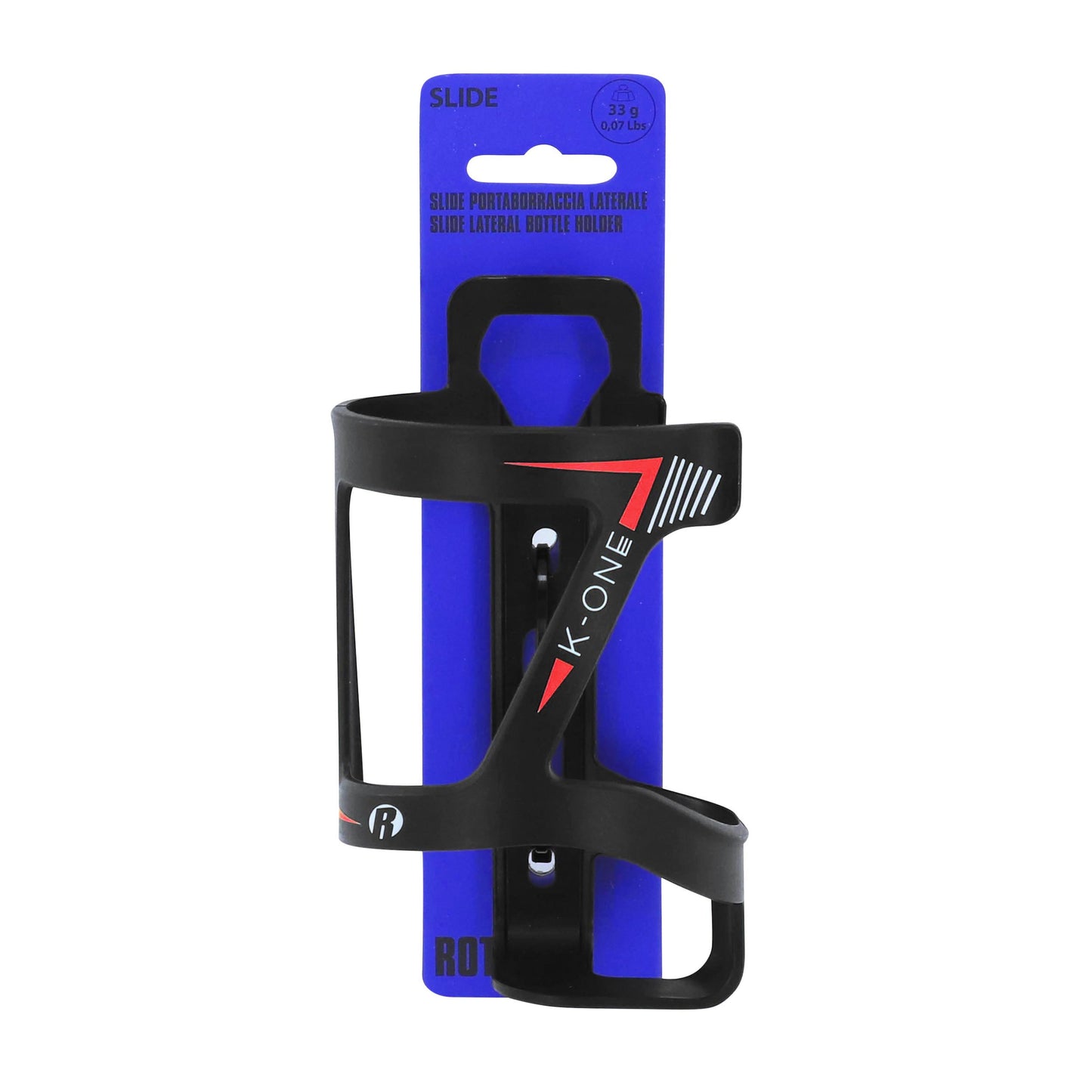Porte-bidon Roto K-One composite noir déco rouge sortie latérale