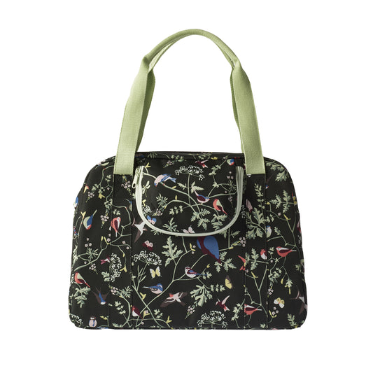 Sacoche arrière vélo latérale sac bandoulière Basil wanderlust 18l charcoal fixation rapide hook-on sur porte bagage avant-arrière 44x17x31cm