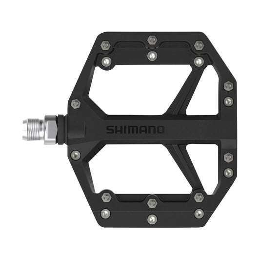 Shimano GR400 Flat MTB Gravel Pedals Black Aluminum