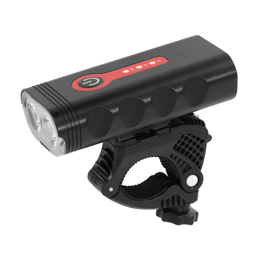 Eclairage vélo usb avant lg-pl1000 sur cintre1000 lumens 4 modes autonomie 3h-6h noir PCP